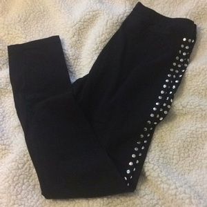Forever 21 cotton studded leggings